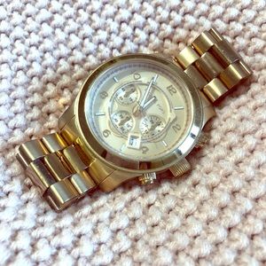 Oversized MK Rosegold Watch